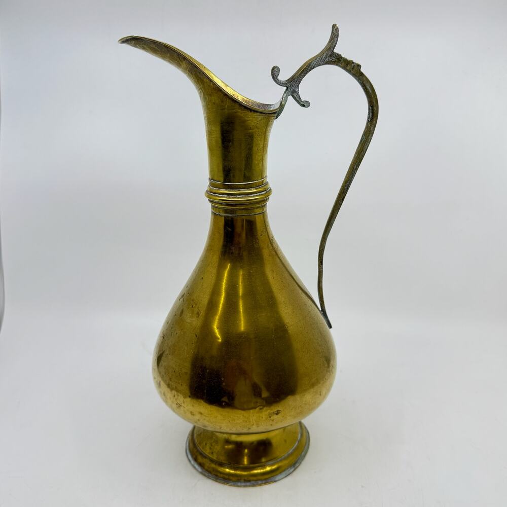 Vintage Intricate Brass Pitcher